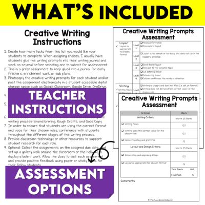 Creative Writing Prompts and Activities