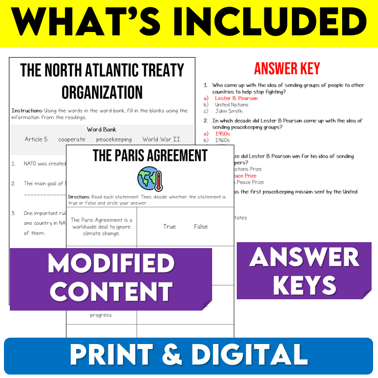 Grade 6 Social Studies Strand B Modified Ontario Curriculum