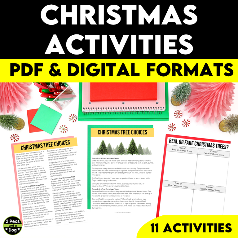 Middle School Christmas Activities