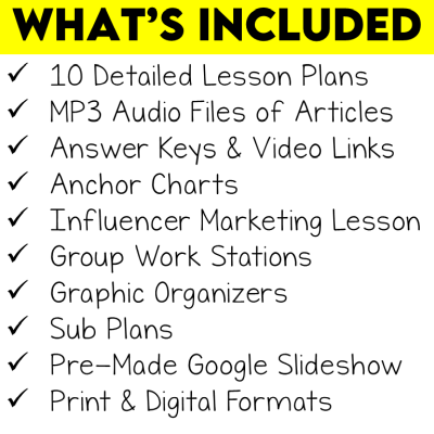 Middle School Digital Citizenship Unit