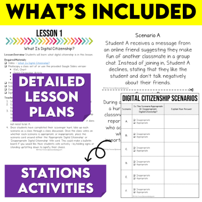 Middle School Digital Citizenship Unit