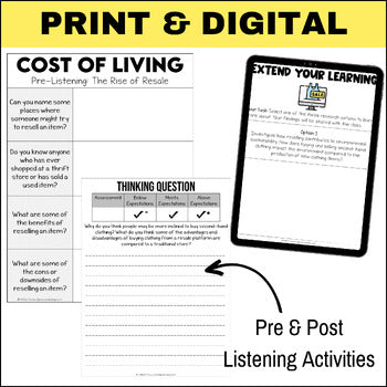 Podcast Listening Comprehension Lesson - The Rise of Resale