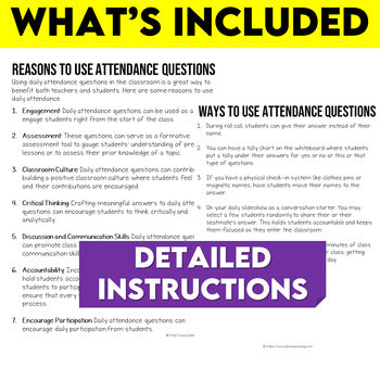 365 Attendance Questions