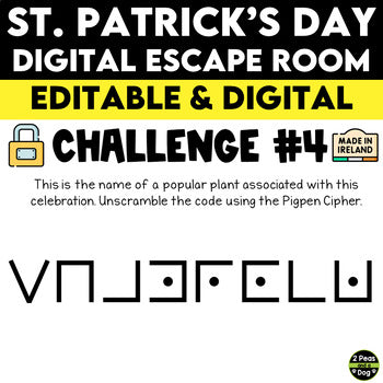 St. Patrick's Day Digital Escape Room