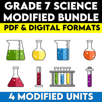 Grade 7 Science Modified Bundle