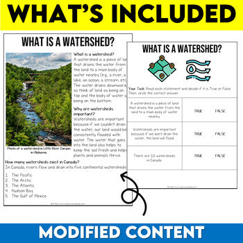 Grade 8 Science Modified Water Systems Unit