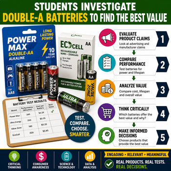 Double-A Batteries Media Literacy Lesson, Grade 6 Science