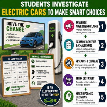 Electric Cars Media Literacy Lesson, Grade 6 Science