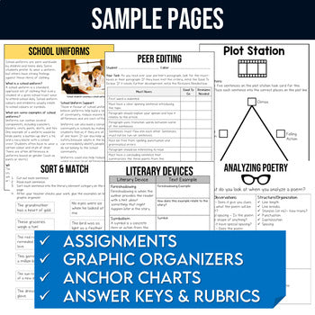 Grade 6 Language Arts Ontario Full Year ELA Program