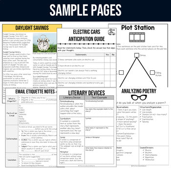 Grade 6/7 Language Arts Ontario Full Year ELA Program