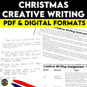 Christmas Creative Writing Assignment