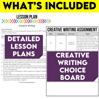 Christmas Creative Writing Assignment