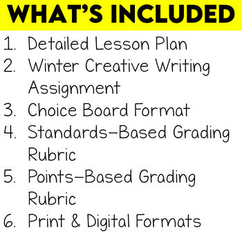 Winter Creative Writing Assignment
