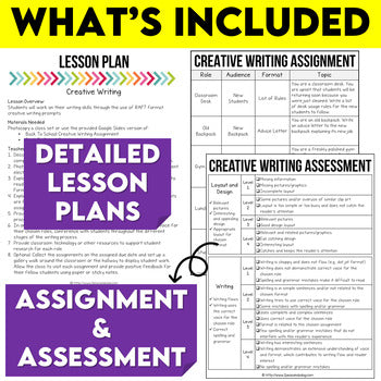 Creative Writing Full Year Bundle
