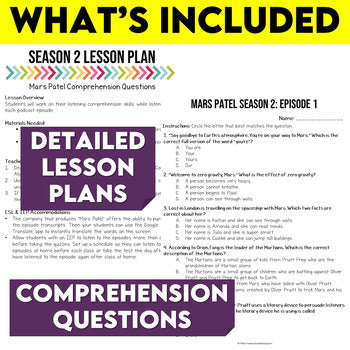 Mars Patel Podcast Season 2 Unit Bundle