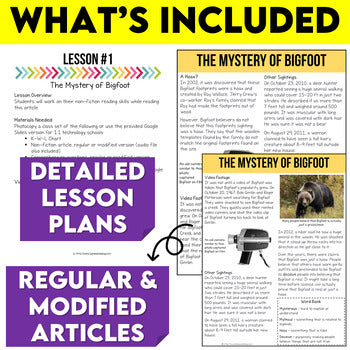 The Mystery of Bigfoot Non-Fiction Article