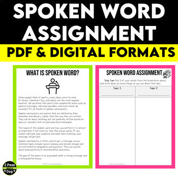Spoken Word Assignment