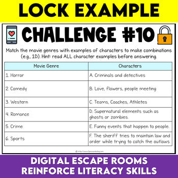 Movie Night Digital Escape Room