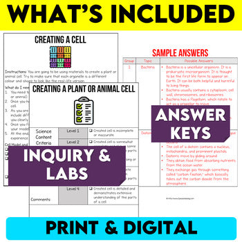 Grade 8 Science Cells Unit