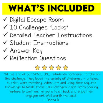Space Digital Escape Room