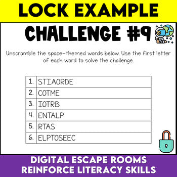 Space Digital Escape Room