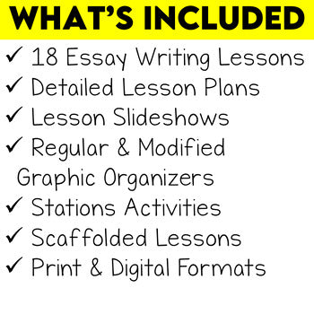 Argumentative Essay Writing Unit