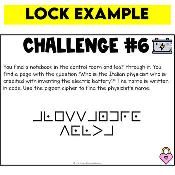 Electricity Digital Escape Room