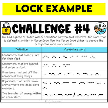 Interactions in the Environment Digital Escape Room Grade 7 Science Ontario