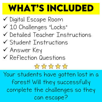Biodiversity Digital Escape Room Grade 6 Science Ontario