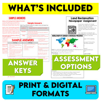 Grade 6/7 Social Studies Bundle Ontario Curriculum