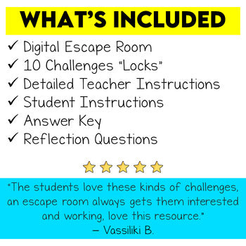 Structures and Mechanisms Digital Escape Room Grade 7 Science Ontario