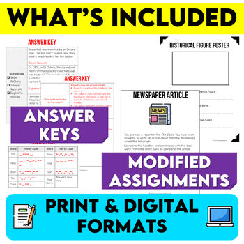 Grade 8 History Strand B Modified Ontario Curriculum