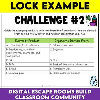 Middle School Science Digital Escape Room Bundle