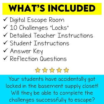 Snow Themed Digital Escape Room