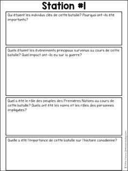 Grade 6/7 Social Studies Bundle Ontario Curriculum FRENCH EDITION