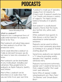Podcasts Non-Fiction Article