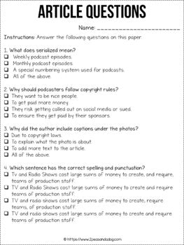 Podcasts Non-Fiction Article