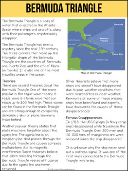 The Mystery of the Bermuda Triangle Non-Fiction Article