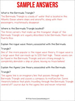The Mystery of the Bermuda Triangle Non-Fiction Article