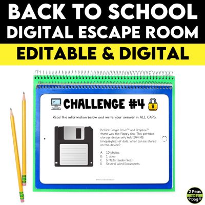 Back to School Digital Escape Room