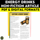 Dangers of Caffeine and Energy Drinks Non-Fiction Article