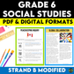 Grade 6 Social Studies Strand B Modified Ontario Curriculum