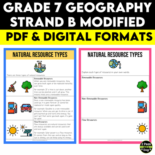 Grade 7 Geography Strand B Modified