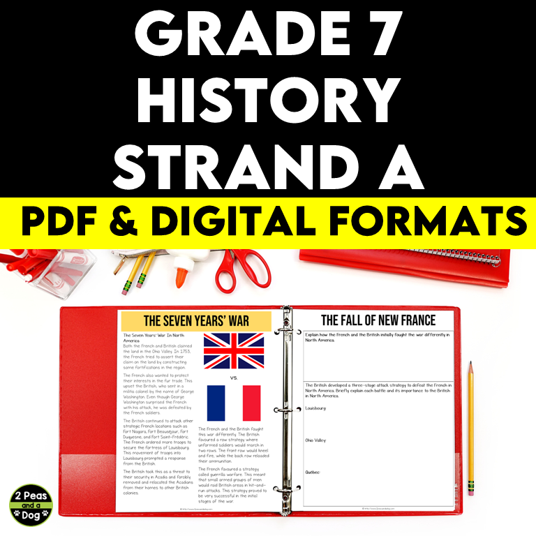 Grade 7 History New France and British North America 1713–1800 Strand A