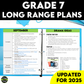 Grade 7 Long Range Plans Ontario Curriculum