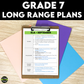 Grade 7 Long Range Plans Ontario Curriculum