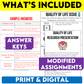 Grade 8 Geography Modified Bundle Ontario Curriculum