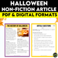 Halloween Non-Fiction Article