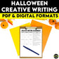 Halloween Creative Writing Assignment