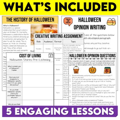 Halloween Activities Unit
